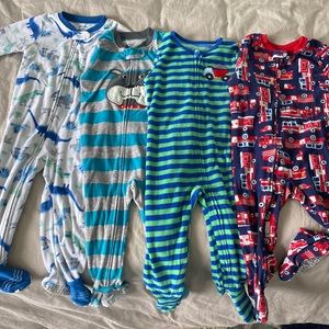 Lot of size 24 month old pajamas.